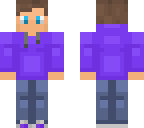 purple hoodie boy