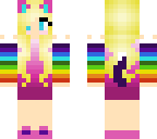 rainbow girl