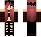 red emo girl