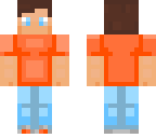 short sleeved orange guy