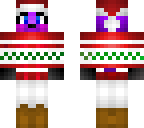 xmas girl fox