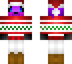 xmas girl fox