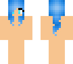 blue short girl hair base 2