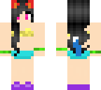cat girl in swim suit