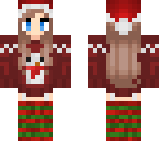 christmas girl with socks