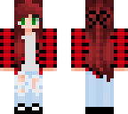edited flannel girl
