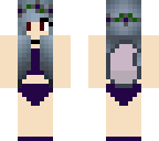 emo wolf girl swimsuit 