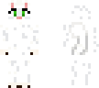 furry white cat
