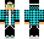 neon blue kid