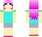 pink hair shaded girl