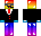 rainbow tux