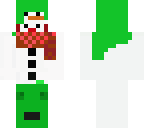snow man girl