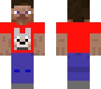 steve with wolf t shirt