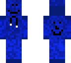 the blue smiley man