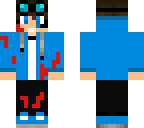 bloody boy with dantdm goggles