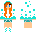 blue cake girl