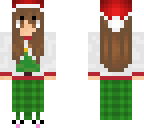 christmas pajama girl