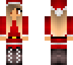 edited christmas girl skin