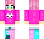 girl with pink hair