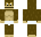 monkey in a diaper