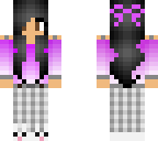 purple pj girl