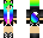 rainbow girl