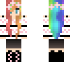 rainbow ombre girl