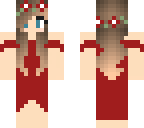 red dress
