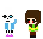 sans and chara