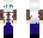 white haired teen