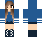 blue cute girl