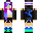 blue tomboy girl
