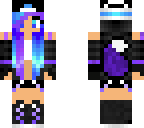 cool galaxy wolf girl