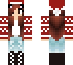 cute christmas girl edit not my original skin