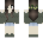 green flower girl