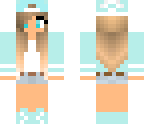 light blue tomboy girl
