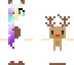reindeer onesie edit