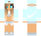 skin blue nike