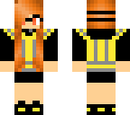 splatoon girl kuttel korps orange