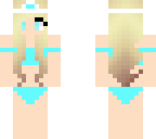 turquoise princess' swimsuit