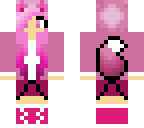 wolf girl pink
