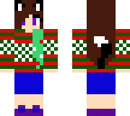 angel's new christmas skin