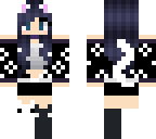 black and white kitten