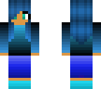 blue person