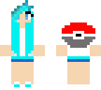 blue pokegirl