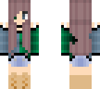 cute blue and green girl