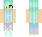cute mint girl