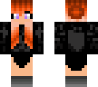 girl with black dress