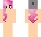 pink ombre hair base with beeanie