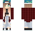 plaid with hat